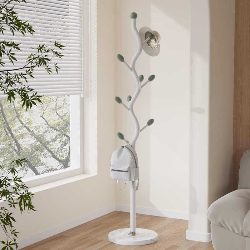 Freistehender Garderobenständer mit Ablage für Taschen