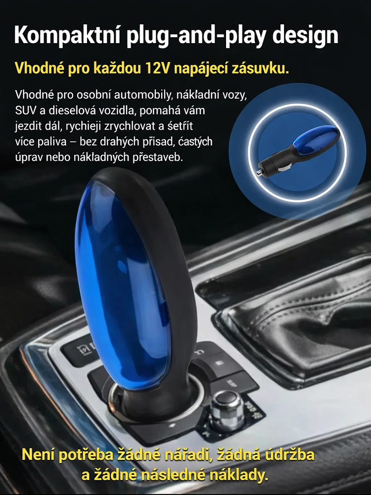 Automobilový úsporný systém paliva