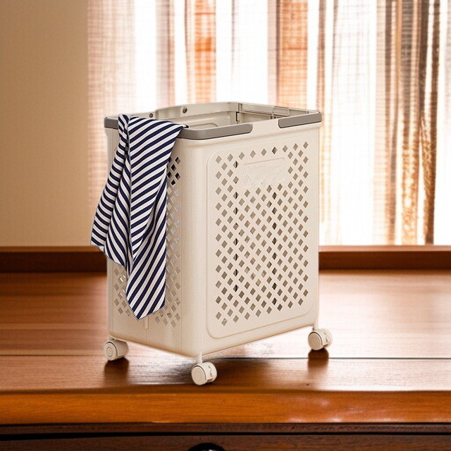 대용량 접이식 밴드 세탁 욕실 수납 바구니 더러운 옷 수납 프레임
