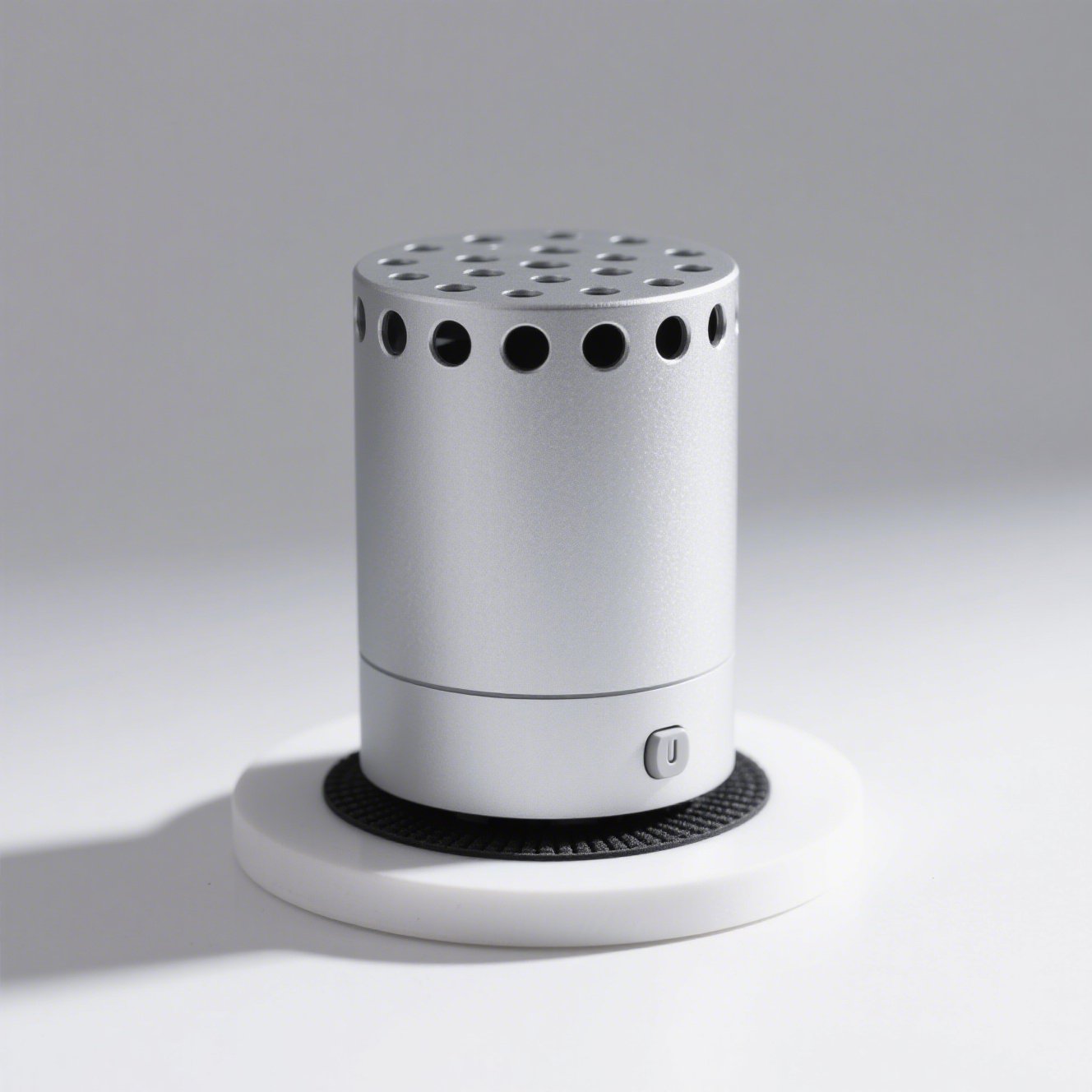 シルバーグレーの高級電子アロマセラピー本体画像