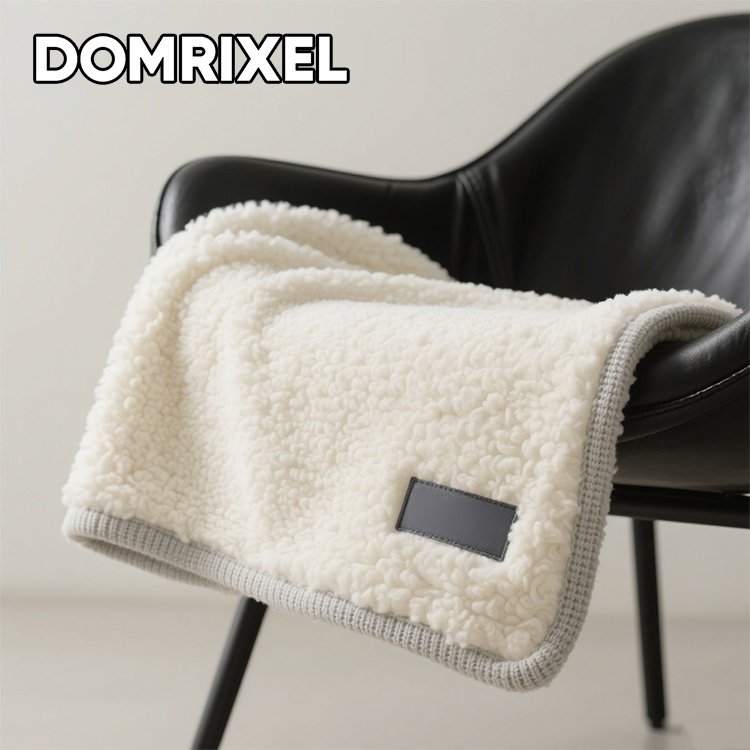 柔らかい素材のソファ用お昼寝ブランケット