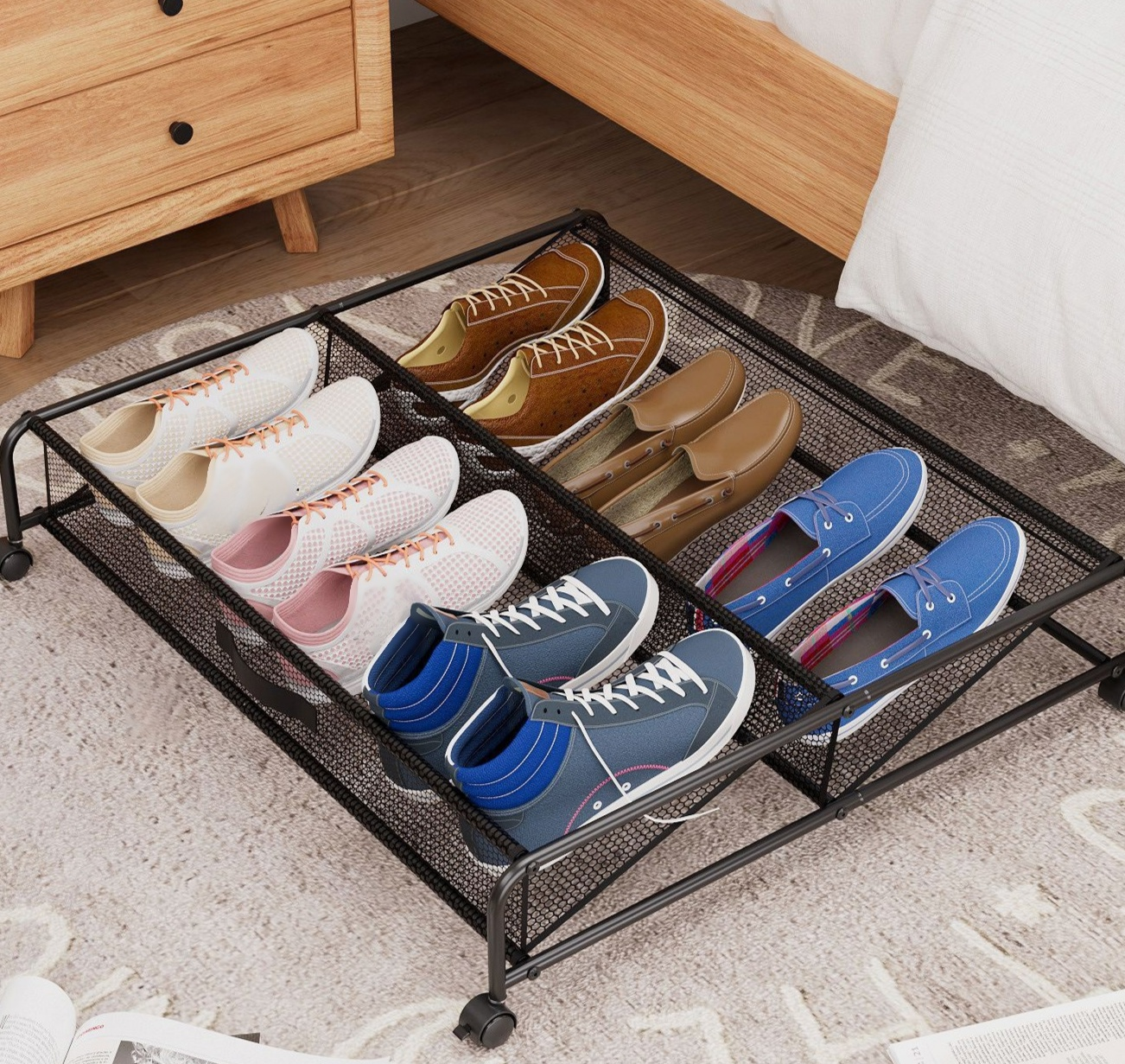 다기능 철예 간이 신발대