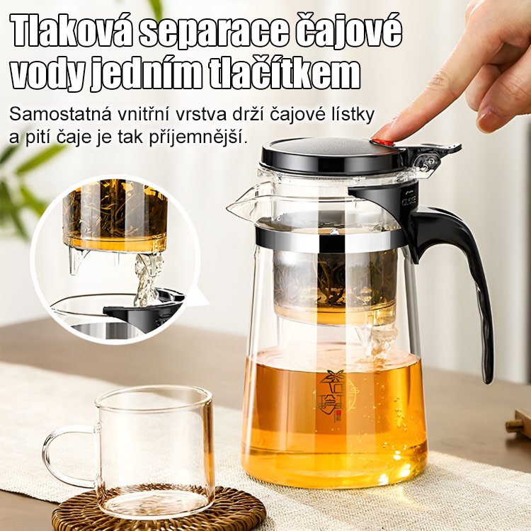 Jedno kliknutí filtrující čajová sada