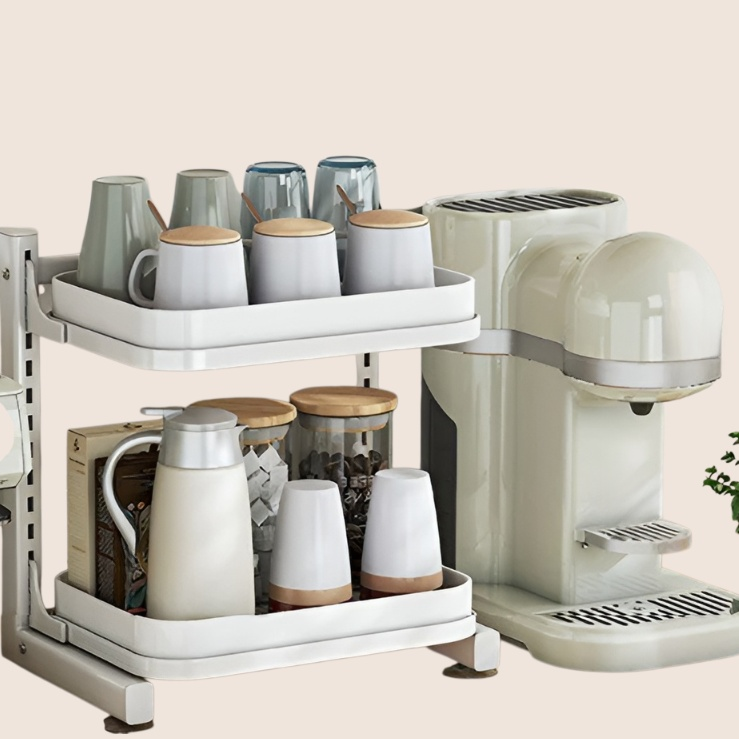 테이블 컵 다층 수납 선반