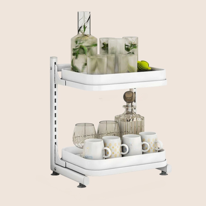 테이블 컵 다층 수납 선반