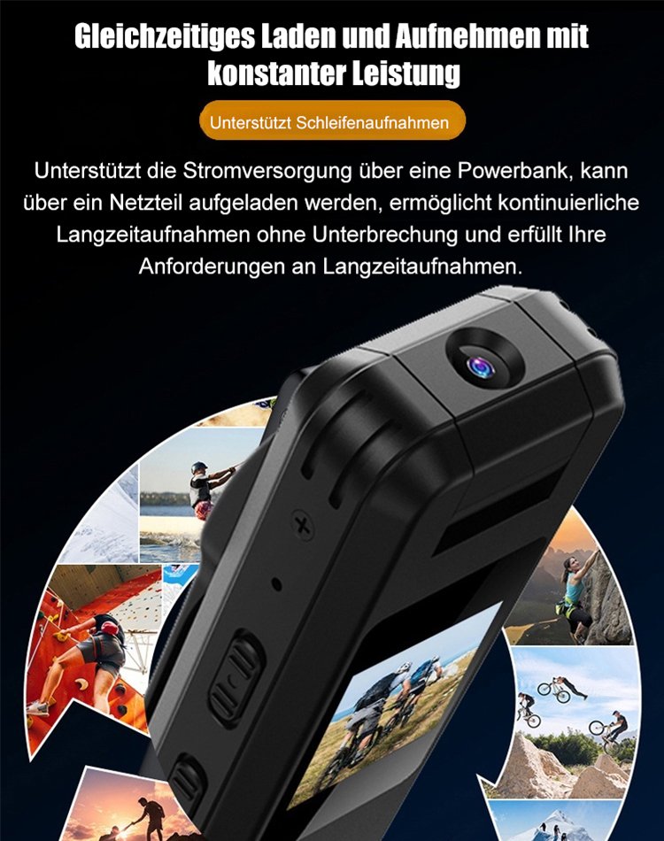 C8 Sichtbare HD Anti-Shake Action-Kamera