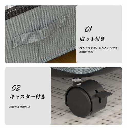 オックスフォード布製の収納ボックス生地アップ