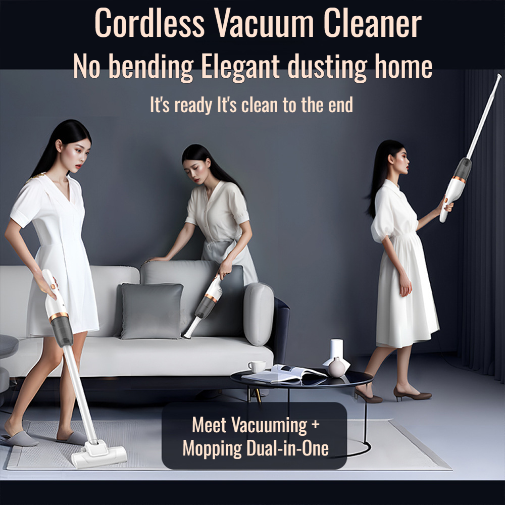 Home Portable Big Suction Handheld Rechargeable Wireless Vacuum Cleaner