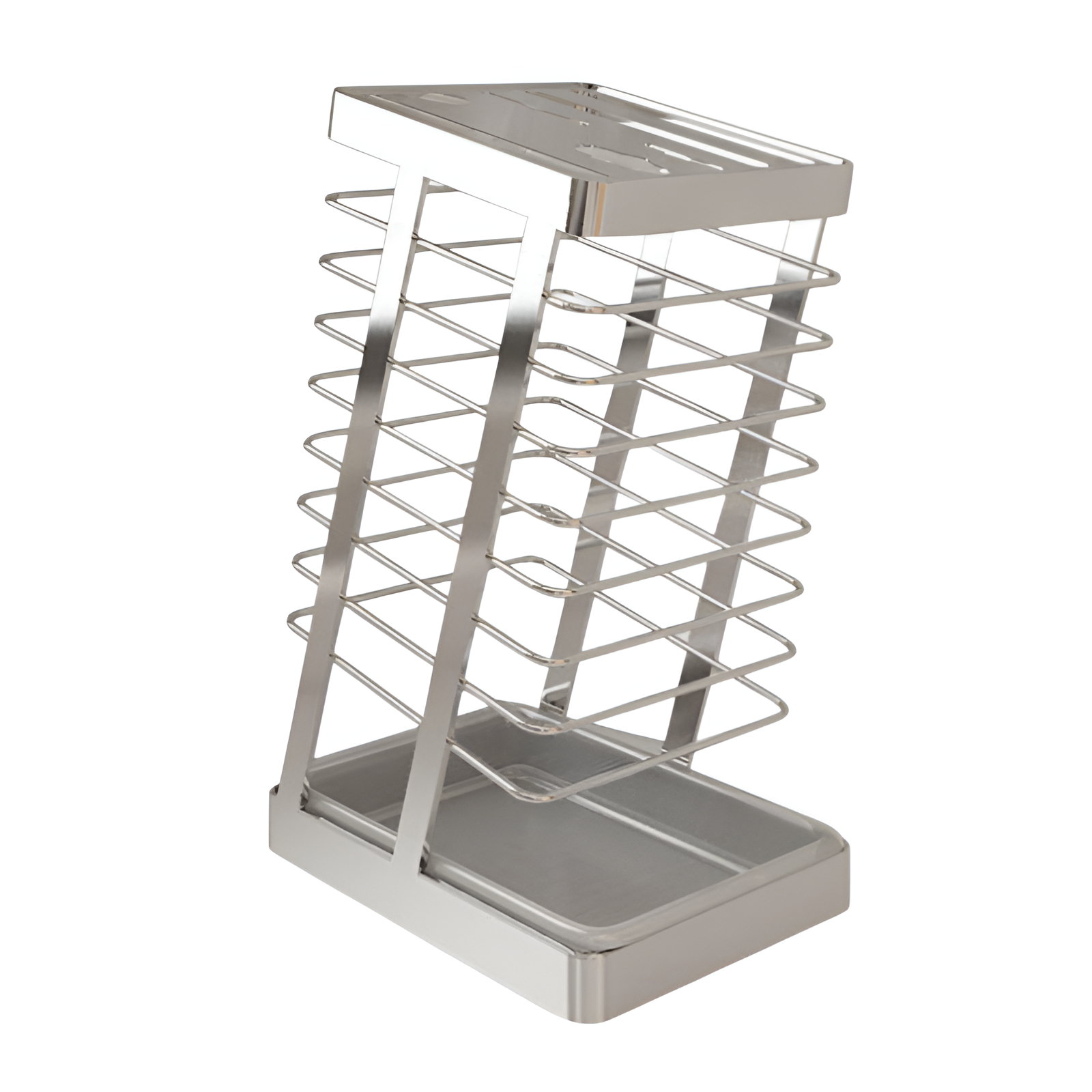 304ステンレススチール製キッチンナイフラックキッチンナイフラック収納ラック家庭用排水カウンタートップ野菜ナイフホルダー収納ラック