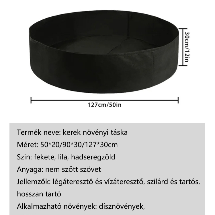 Filc zöldítés ültető nem szőtt virág- és zöldségpalánta táska