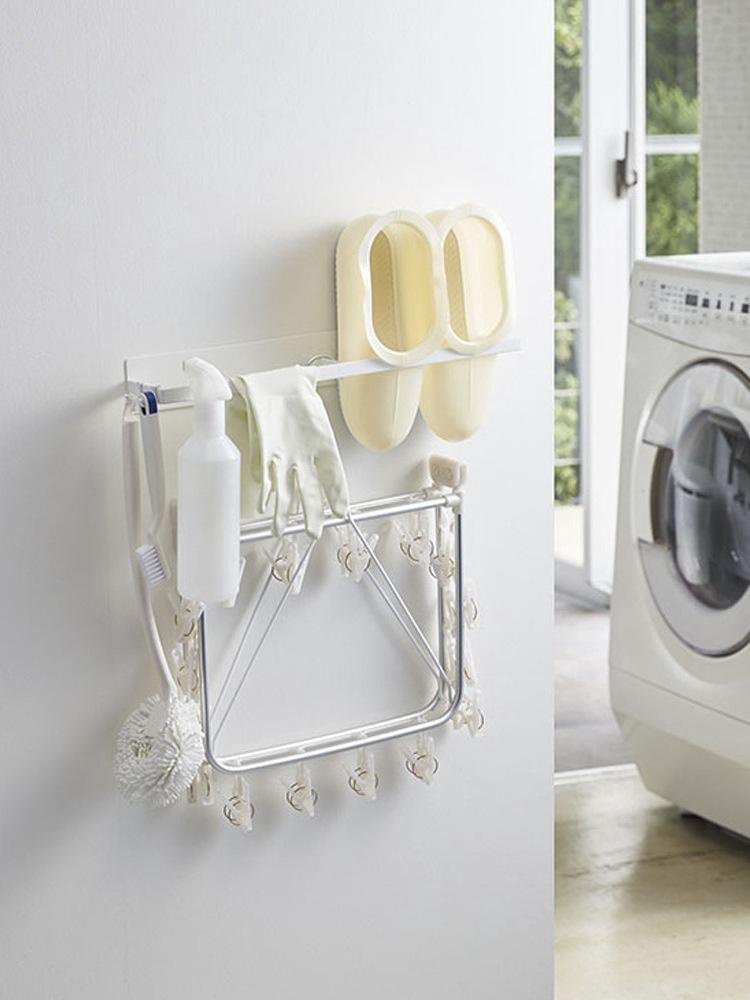 Hanger Storage Washing Machine Side Hanging Wall Rack Magnetic Bathroom Clothes Hanging Organizing S