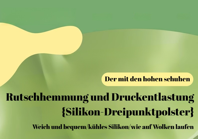 Silikon Einlegesohlen für High Heels – unsichtbar und rutschfest