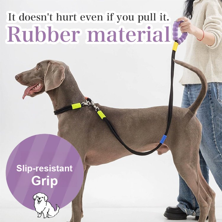 Giipet - Long Lead, Round Rope, Dog Leash, Sponge Handle, Lightweight, Suitable for Medium and Large