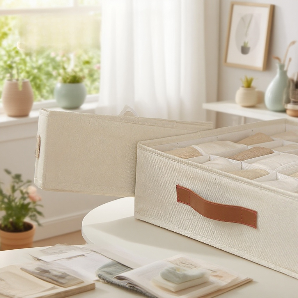 折り畳み可能分割下着収納ボックス