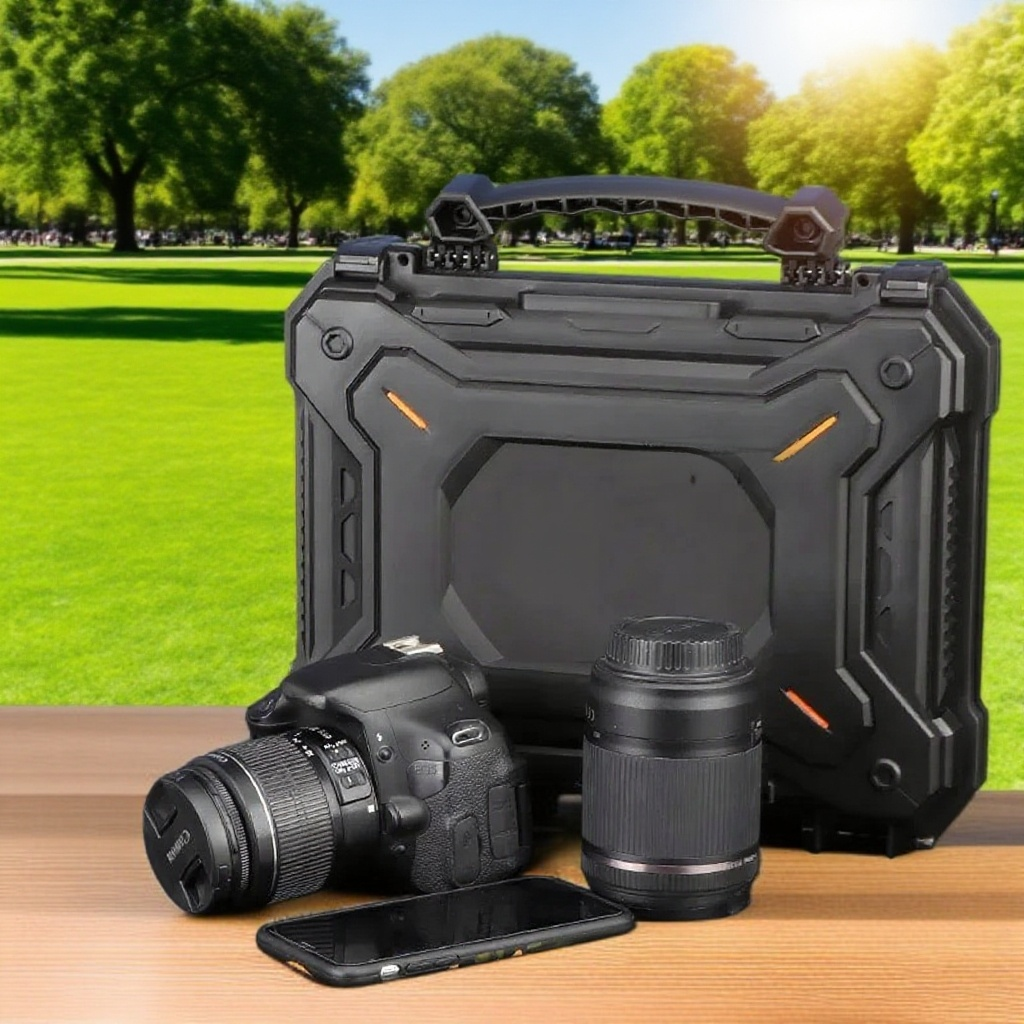 工具箱堅固把手與鎖扣設計