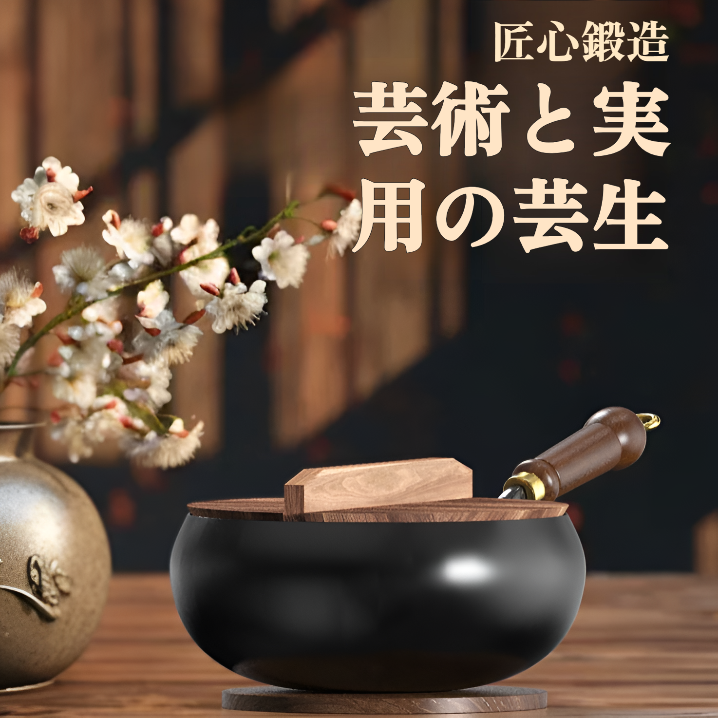 古代の大きな腹鍋張丘ノンスティック鉄鍋小さなフライパン炒めシチュー24CM小さな鉄鍋