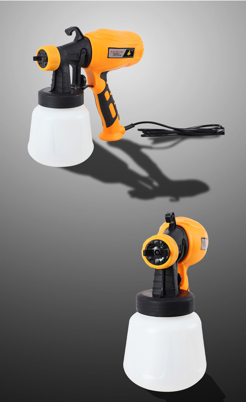 高性能スプレーガンの使い方イメージ