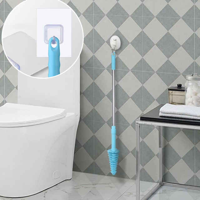 Desatascador de inodoro tipo émbolo