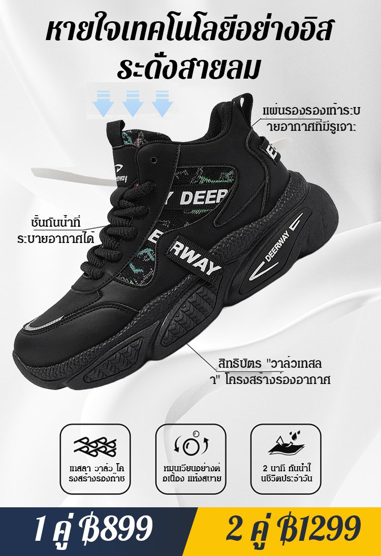 รองเท้าผ้าใบส้นหนาสไตล์พ่อ