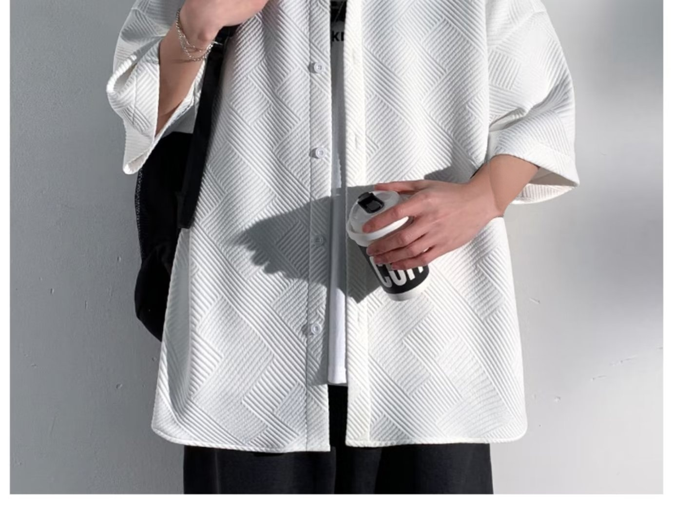 ワッフル生地のディテールアップ画像