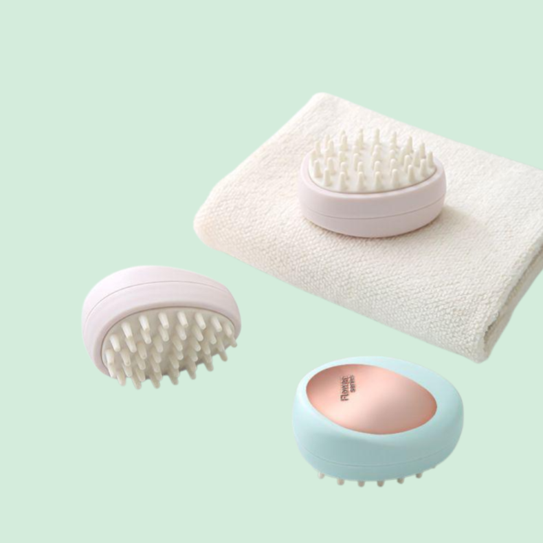 なめらかヘッドマッサージブラシ