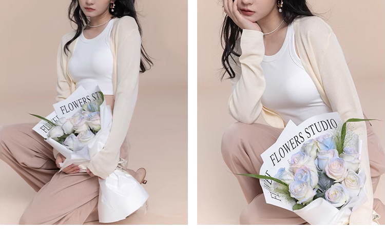 豊富なカラーバリエーションのUVカットカーディガン