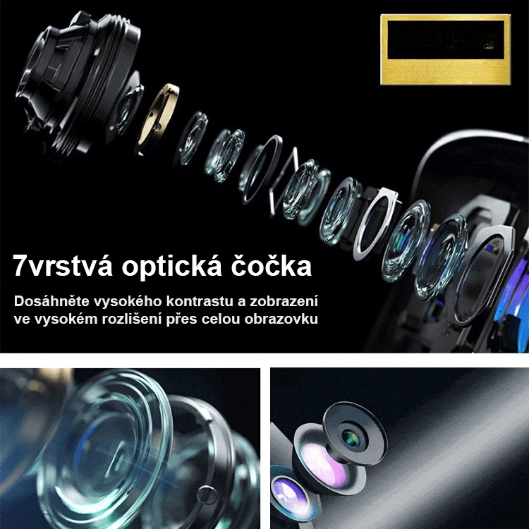 Trojitý HD WiFi palubní kamera