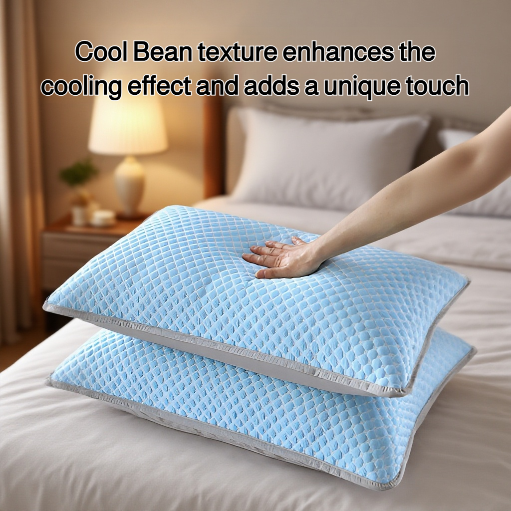 Cooling pillowcase with moisture-wicking fabric