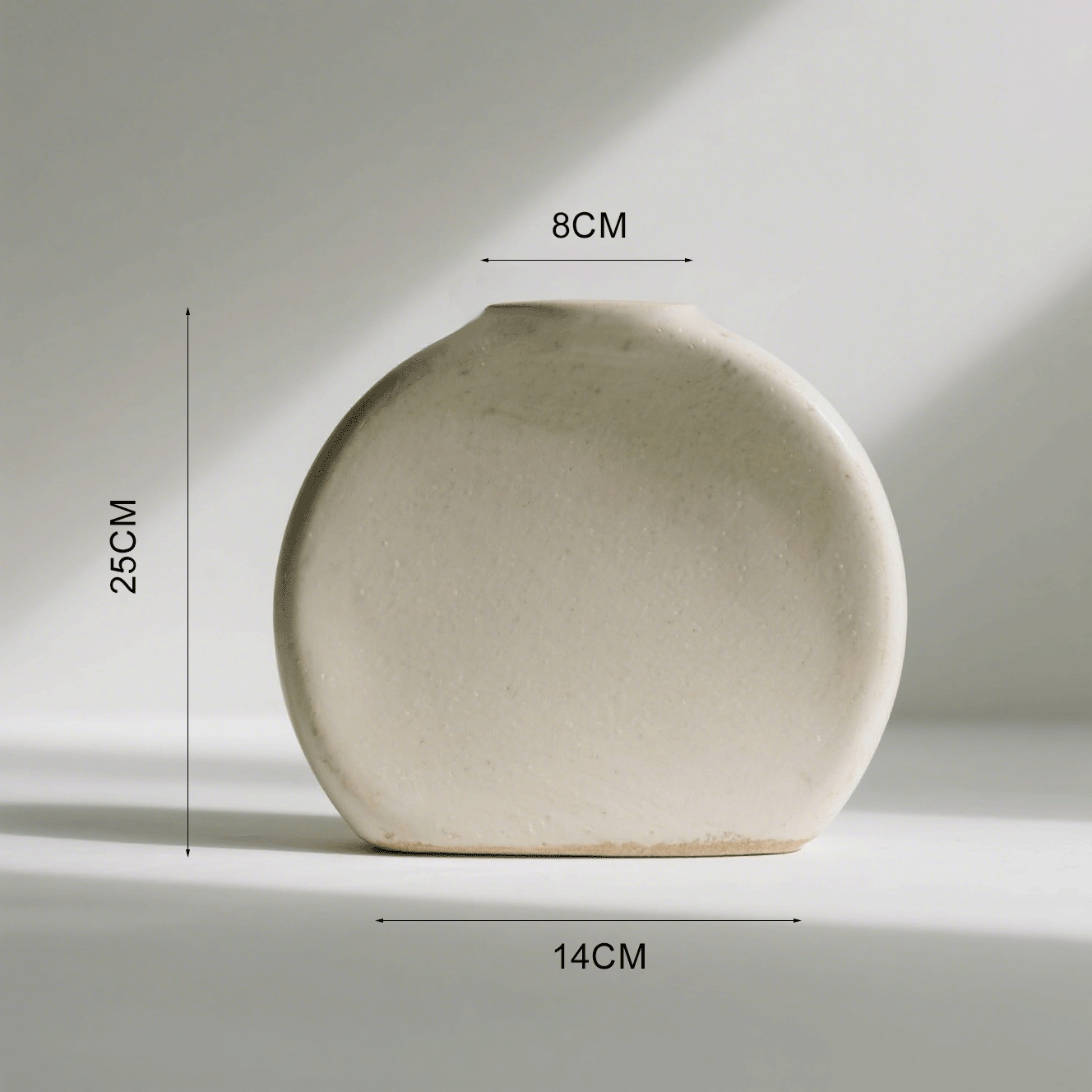 Kerámia váza minimalista lakásdekorációhoz