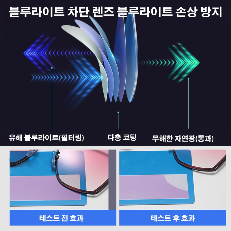 자동 줌 점진 다초점 원근겸용 노안 안경