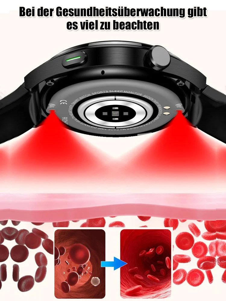 WATCH4PRO Raumforschung Rundbildschirm Smartwatch