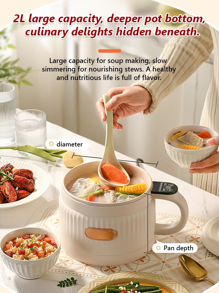 Rice soup separation mini rice cooker