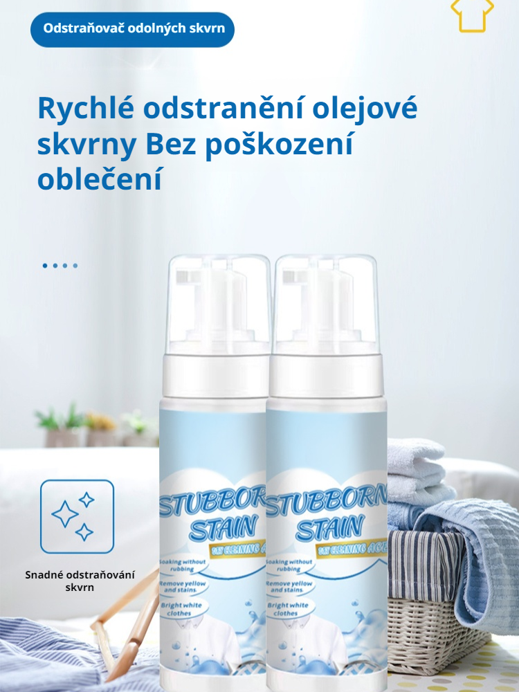 Odolná čistící pěna na suché čištění skvrn ve spreji