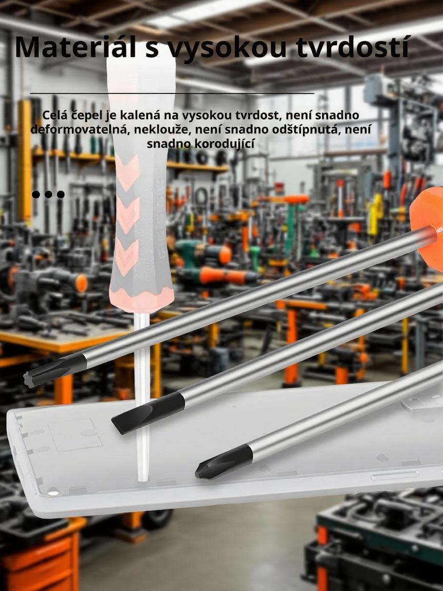 Sada hvězdicových šroubováků pro počítačové opravy