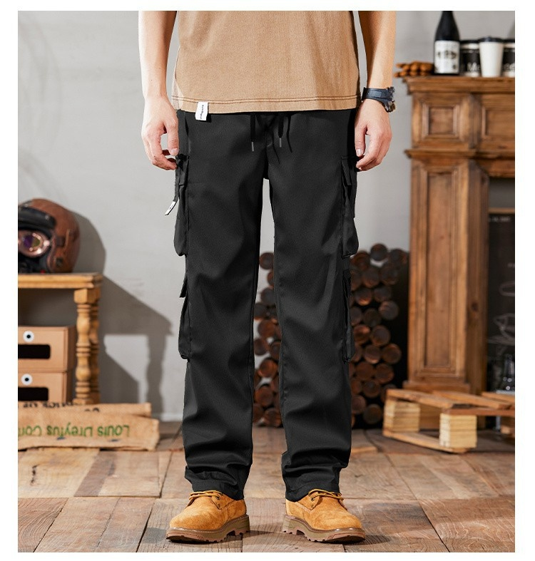 남자 가을 내마모 카고 팬츠 포켓 확대사진