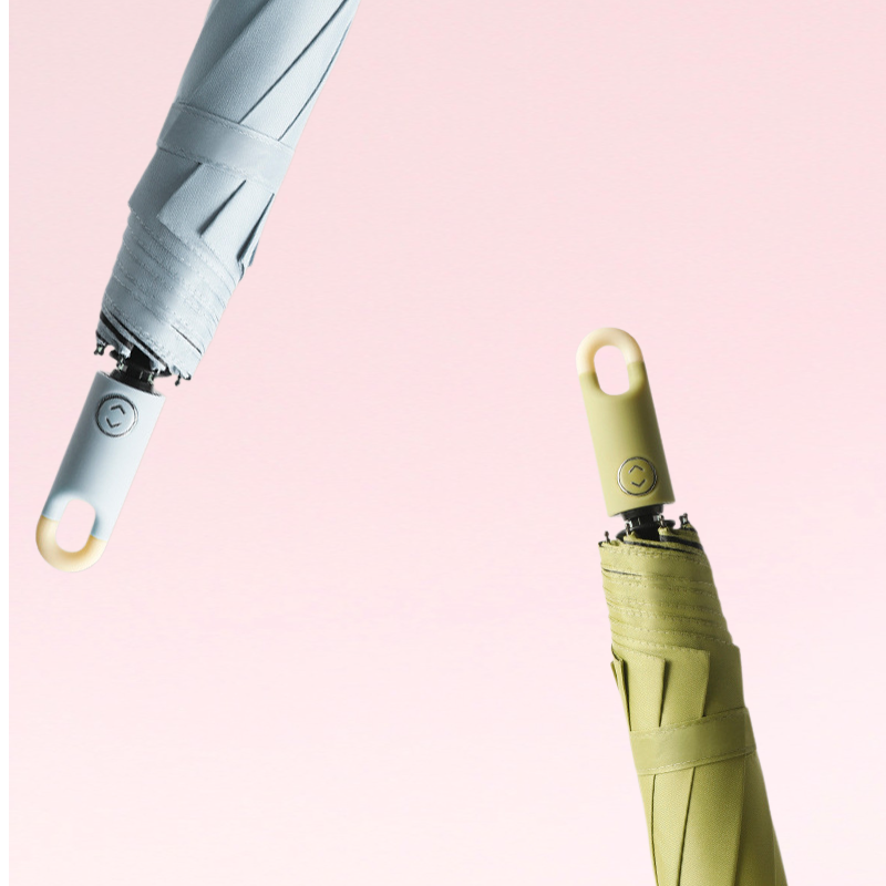 ร่มพับสามตอนอัตโนมัติสำหรับธุรกิจ กันแดด กันฝน กันแดด ใช้ได้ 2 แบบ