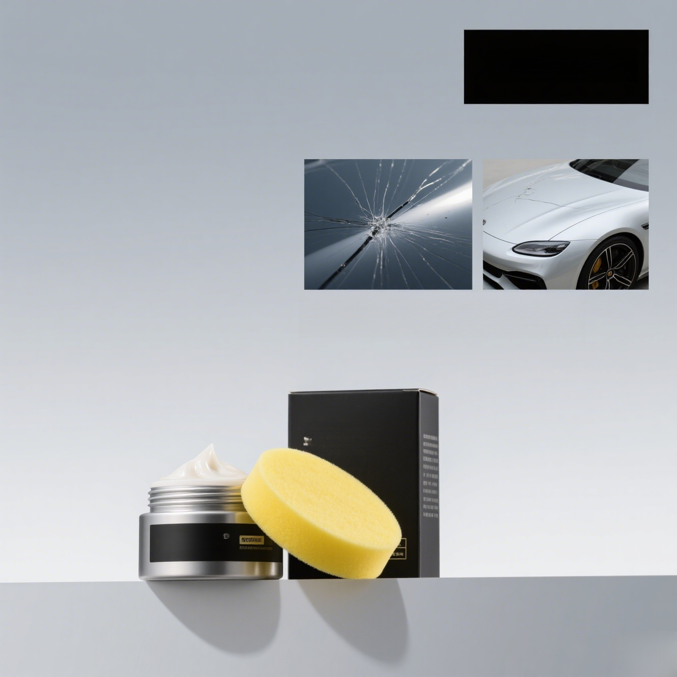 Vosk na opravu škrábanců a ochranný film na autosklo a karoserii