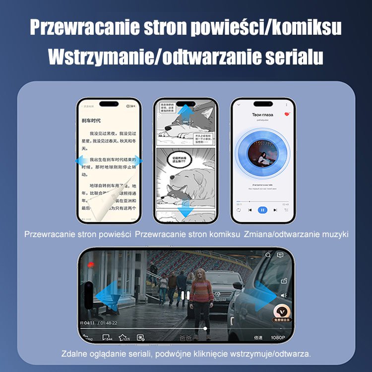 Bezprzewodowy pilot Bluetooth na palec