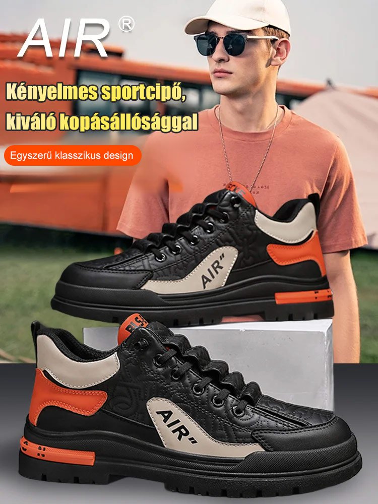 Csúszásgátló kopásálló lélegző sportcipő férfiaknak