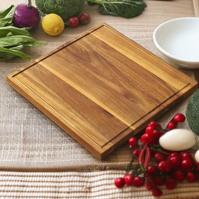 가정용 나무 과일 도마 주방 사용 모습