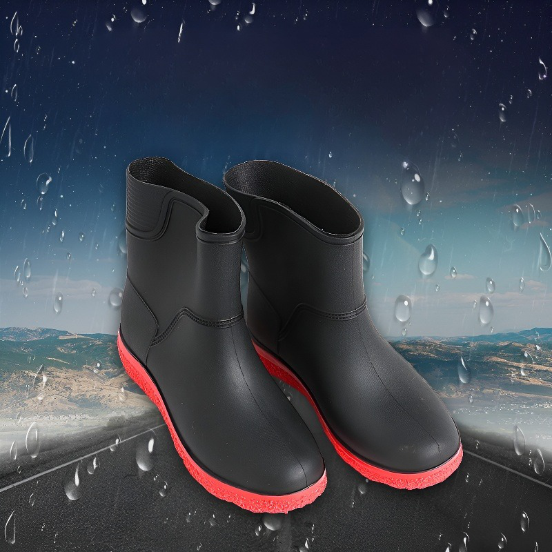 防滑中筒雨鞋