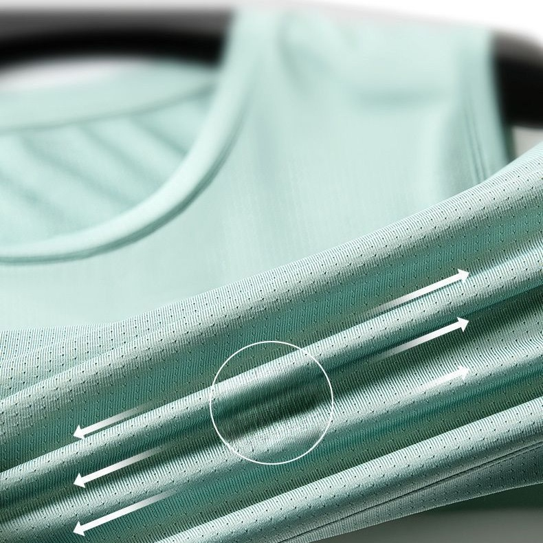 스포츠 피트니스 남 여름 아이스 나시 박시 빅사이즈 속건 통기 아이스 민소매