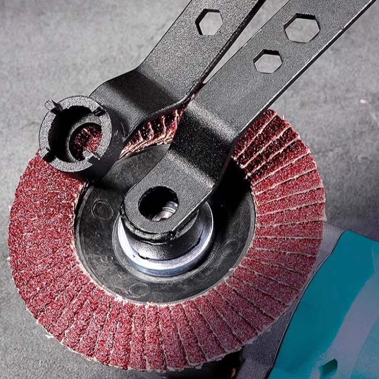 Multifunctional four-claw angle grinder wrench