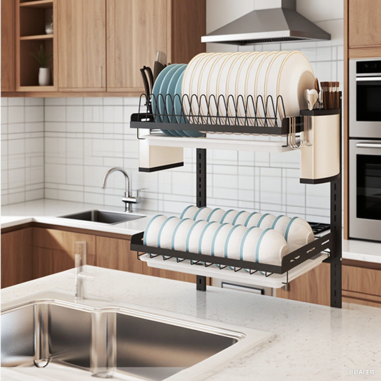 壁掛け食器収納ラック