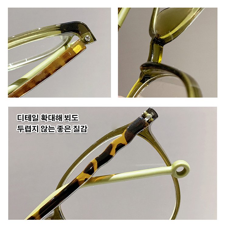 Eterlens 초경량 블루라이트 차단 빈티지 원형 프레임 돋보기 안경 