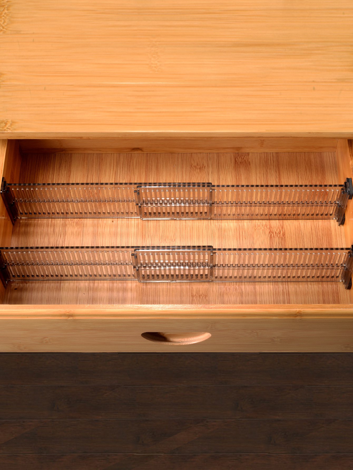 引き出し用仕切りの設置例