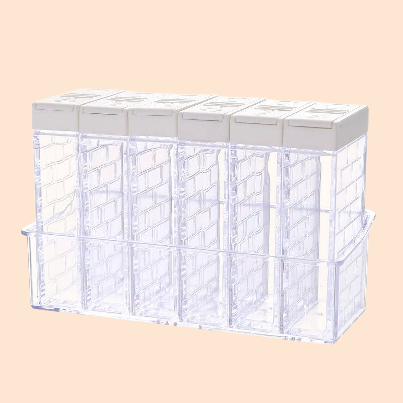 Practical kitchen seasoning box storage box household seasoning bottle combination pack