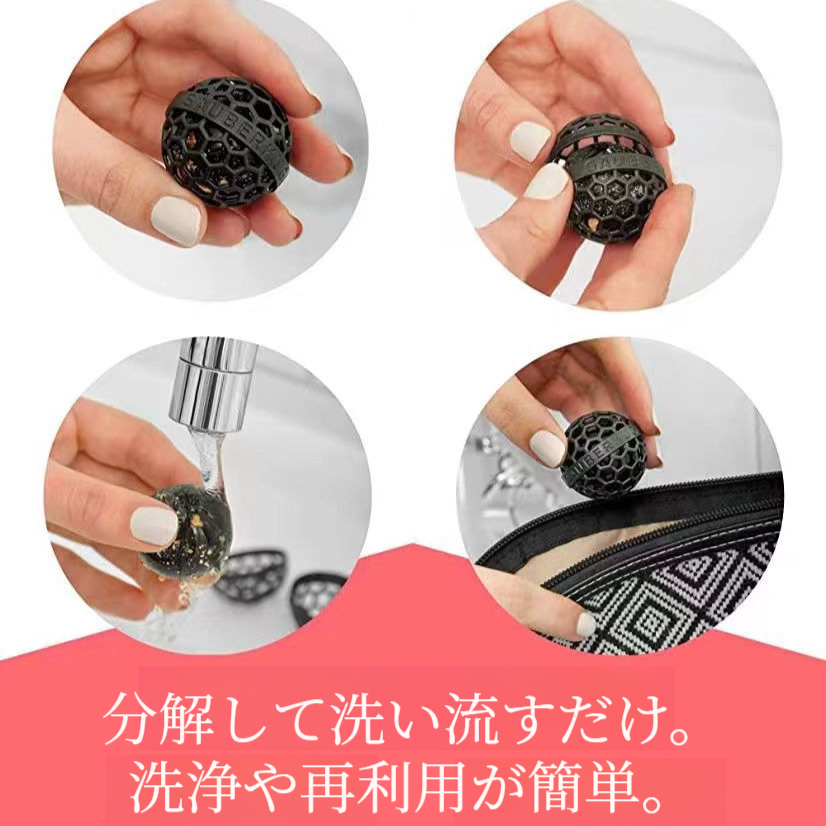 携帯便利な再利用可能ミニバッグクリーナーボール