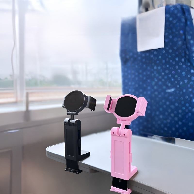 旋轉折疊桌面夾子支架