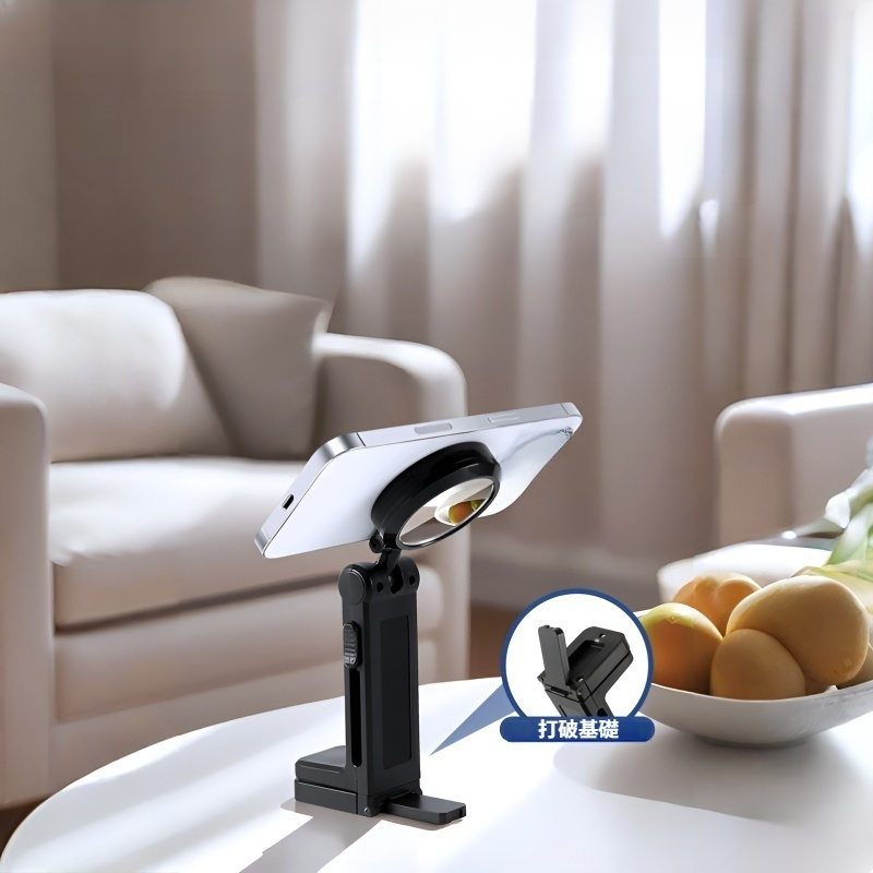 旋轉折疊桌面夾子支架